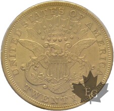 USA-1876 S-20 DOLLAR- Liberty Head- PCGS AU53