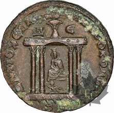 Roman coin-Bronze Trebonianus Gallus-Rome-251-253-NGC CH AU