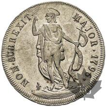 ITALIE-1796-Genova 4 Lire-Dogi biennali-TTB/SUP