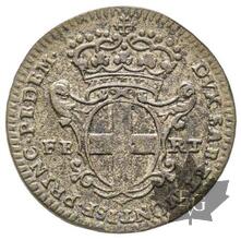 ITALIE-1747-2.6 Soldi, II tipo-Carlo Emanuele III-TTB