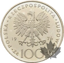 POLOGNE-1976-100 ZLOTYCH-TADEUSZ KOSCIUSZKO-PROOF