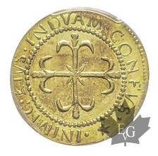 ITALIE-1702-SCUDO D&#039;ORO-Filippo V 1700-1719-PCGS MS63