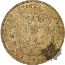 USA-1921D-1 Dollar Morgan, Denver-PCGS AU53