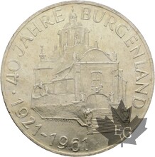 AUTRICHE-1961-25 SCHILLING-BURGENLAND-FDC