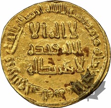 Dynastie Omeyyade-Umayyad Dinar-AH 91-NGC UNC DETAILS