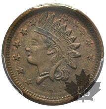 USA-1863-Patriotic token 1863 F 93/362 PCGS MS62 BN