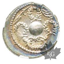 Rome-République-Denarius-Cornelius Sulla -NGC AU