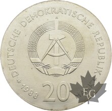 ALLEMAGNE-1988-20 MARKS-CARL ZEISS-FDC
