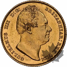 Royaume Uni- 1832-Sovereign-William  IV-TTB-UP