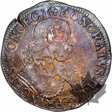 MONACO-1649-Honoré II-Écu de 3 Livres- NGC VF 35