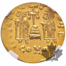 Byzantine-Solidus-Constantinus IV 668-685-NGC MS 4/5 - 4/5