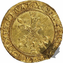 FRANCE-Ecu or-François Ier 1515-1547-NGC MS 61