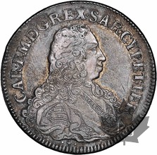 ITALIE-1733-Scudo Vecchio da 5 Lire-Carlo Emanuele III-pr SUP