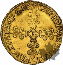 FRANCE-1568B-Charles IX-Ecu d&#039;or-SUP-FDC