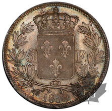 FRANCE-1830 MA-5 Francs-Charles X-PCGS MS63+