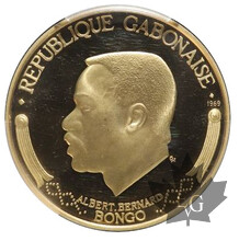 GABON-1969-20.000 Francs-PCGS PROOF 64 DEEP CAMEO