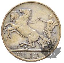 ITALIE-1928-10 LIRE-Vittorio Emanuele III -Superbe Très Rare
