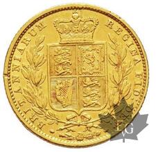 GRANDE BRETAGNE-1853-Sovereign-Victoria 1837-1901-TTB