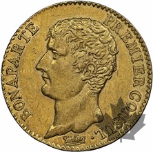 FRANCE-AN XI A-20 Francs-Premier Consul 1799-1804-NGC AU 58