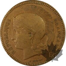 FRANCE-1848- Essai de 10 centimes par Gayrard-PCGS SP 58