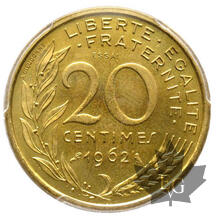 FRANCE-1962-Essai de 20 centimes Marianne-PCGS SP 65
