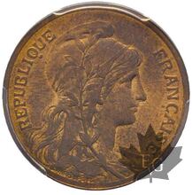 FRANCE-1898-5 centimes-Troisième République-PCGS MS64RB