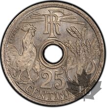 FRANCE-1913-Essai de 25 centimes par Becker-PCGS SP66