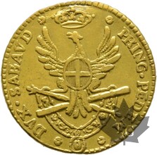 ITALIE-1786-1/4 DOPPIA-VITTORIO AMEDEO III-TTB