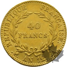 FRANCE-AN12-40 FRANCS-PREMIER CONSUL-TTB-SUP