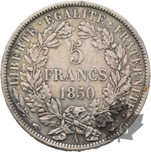 FRANCE-1850A-5 FRNACS-IIeme REPUBLIQUE-TTB