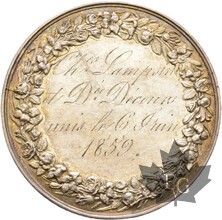 FRANCE-1859-MEDAILLE DE MARIAGE-TTB