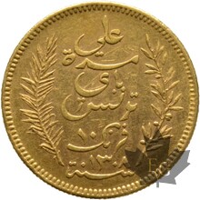 TUNISIE-1891-10 FRANCS-Protectorat français-TTB