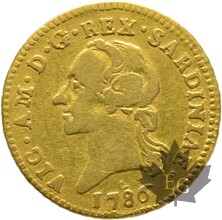 ITALIE-1786-Mezza Doppia Nuova-Vittorio Amedo III-TTB
