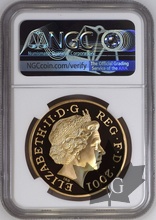 ROYAUME UNI-2001-5 POUNDS QUEEN VICTORIA-NGC PF70