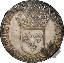 FRANCE-1685-Louis XIV-Écu à la cravate-NGC AU 53