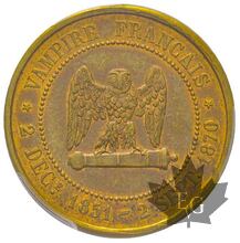FRANCE-1870-Second Empire 1852-1870-module 5 centimes-PCGS MS63