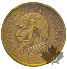 FRANCE-1870-Second Empire 1852-1870-module 5 centimes-PCGS MS63