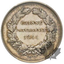 FRANCE-1841-CAISSE PATERNELLE-PCGS AU58