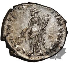 Rome-Denarius-Traianus 98-117-NGC Choice AU 4/5, 3/5