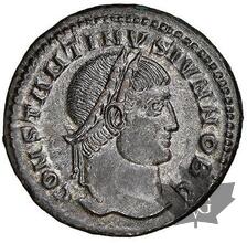 Rome-Constantinus II 337-340-Nummus-Siscia-NGC Choice AU