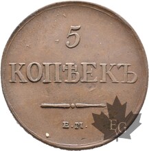 RUSSIE-1831-5 KOPEKS-NICOLAS I-TTB