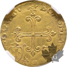 VATICAN -1534-1549-1 SCUDO D&#039;OR-Paolo III-NGC AU 58