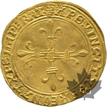 FRANCE-1515-1521-ÉCU D&#039;OR AU SOLEIL-FRANÇOIS I-SUP
