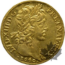 FRANCE-1640-DOUBLE LOUIS D&#039;OR-LOUIS XIII-SUP