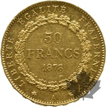 FRANCE-1878-50 FRANCS GENIE-TROISIEME REPUBLIQUE-TTB