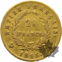 FRANCE-1815A-20 FRANCS-NAPOLÉON IER-TTB
