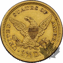 USA-1861-2.5 Dollars-Libery Head-presque FDC
