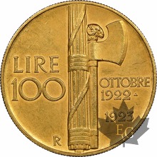 ITALIE-1923-100 LIRE-VITTORIO EMANUELE III-Superbe
