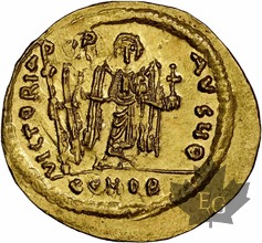 Byzantine-Phocas 602-610-Solidus-NGC MS 2/5 &amp; 4/5