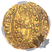 GRECE-1421-1436-Ducat-Chios-Filippo Maria Visconti-NGC MS 62